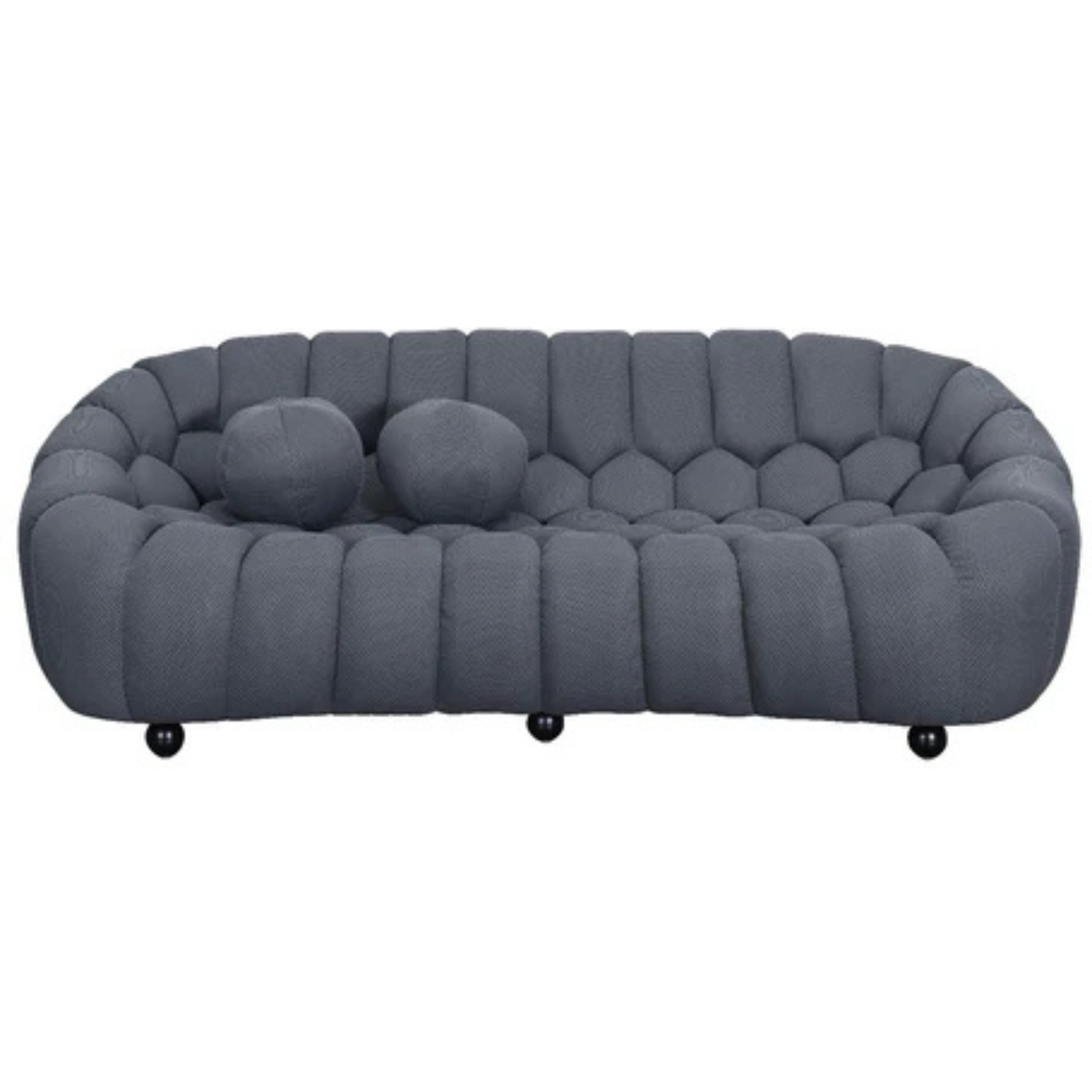 Bella Sofa 3 Seater (Grey)