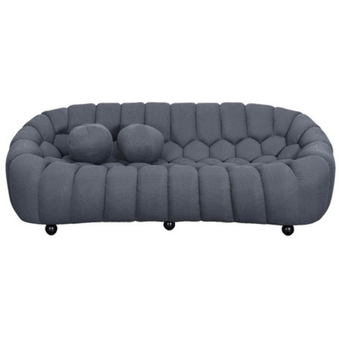 Bella Sofa 3 Seater (Grey)